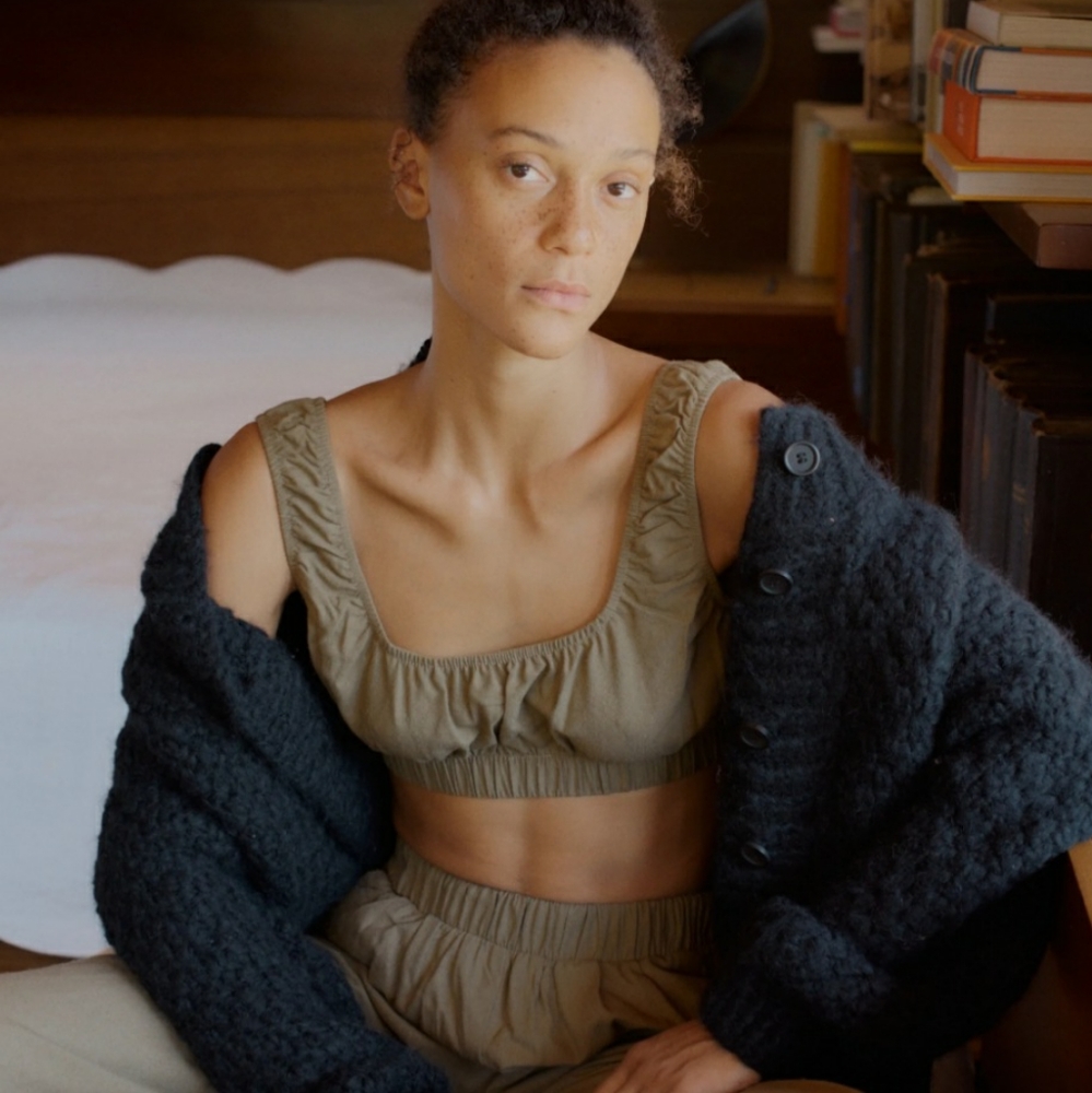 NWT Ozma of California Sophie crop top